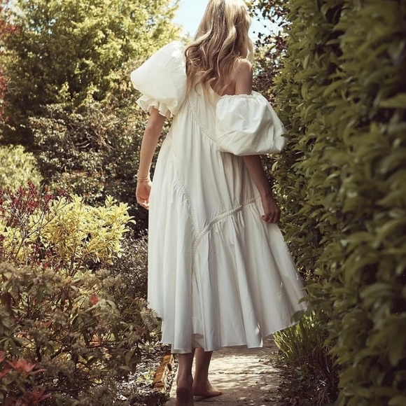 Aje Casablanca Braided Midi Dress - Picture 1 of 8